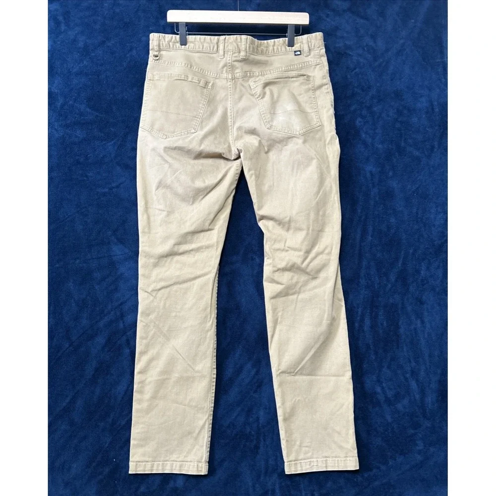 The North Face‎ Mens Straight Leg Jeans Size 35 Khaki Outdoors Camping Preppy